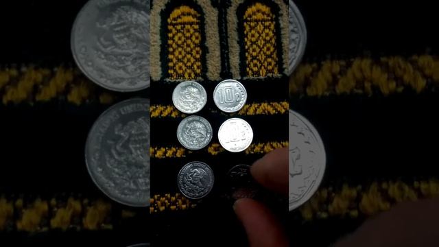 Lots of Mexico 10 Cent 1992(AH 1414) Obsolete Coins-02 смотреть онлайн