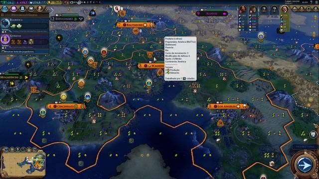 Império Americano - 109/250 #civilization #civ6