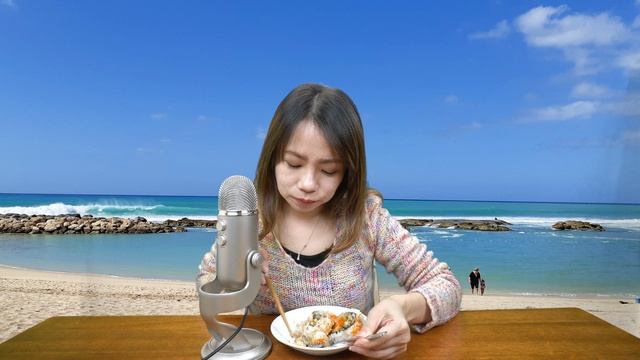 ASMR 🎧 - eating sushi Dynamite Roll 🍤🥒🍣 смотреть онлайн