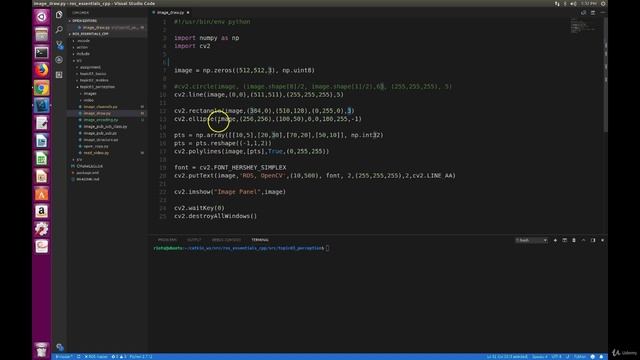 13.7. OpenCV Drawing Shapes смотреть онлайн