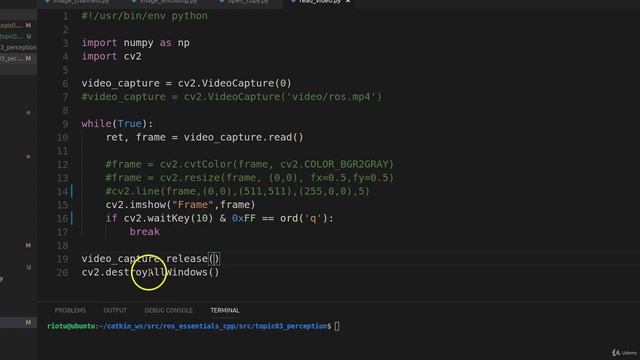 13.6. OpenCV Video Streams Input (Python) смотреть онлайн