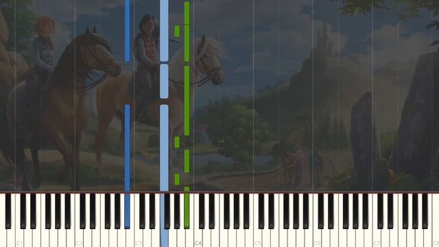Fire by Nomi - Star Stable Online (Piano Tutorial Original Key) смотреть онлайн