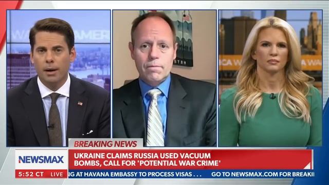 REPORT: Russia used thermobaric 'vacuum bomb' in Ukraine | Wake Up America смотреть онлайн