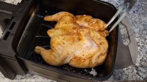 Курица гриль/цыплёнок табака в аэрогриле за 35 минут