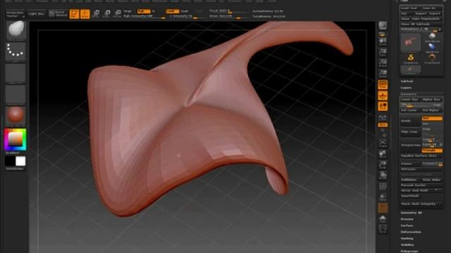 ZBrush 4 - Move Elastic Brush