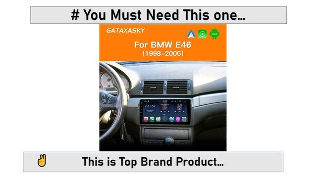 GATAXASKY Navigation Car Radio Stereo For BMW E46 M3 Rover 75 Coupe 316i 318i смотреть онлайн