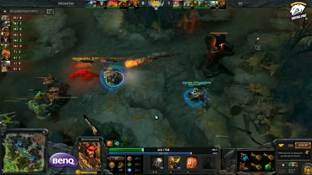 Virtus.pro vs Dignitas g.1 Consolidation Final TPL 3 смотреть онлайн