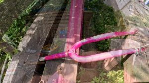 Замена жесткой вилки на амортизационную вилку VENTURA на велосипеде 1998 года.