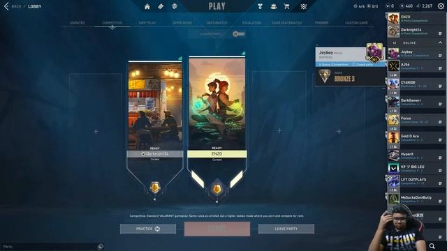 🔴 VALORANT LIVE WITH ENZO 🔴 смотреть онлайн