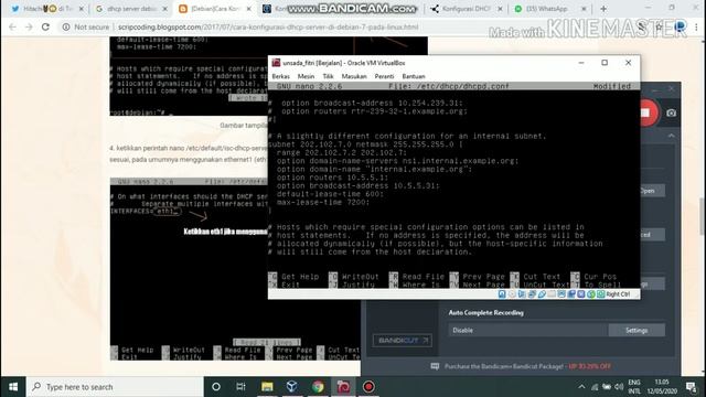 Konfigurasi DHCP Server di Debian Menggunakan Virtual Box смотреть онлайн
