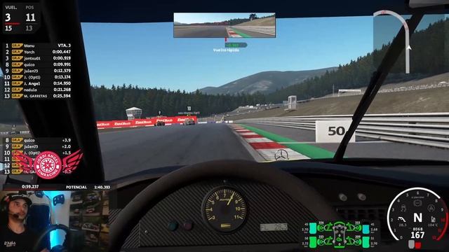 Automobilista2 Spielberg Mercedes 190 DTM смотреть онлайн