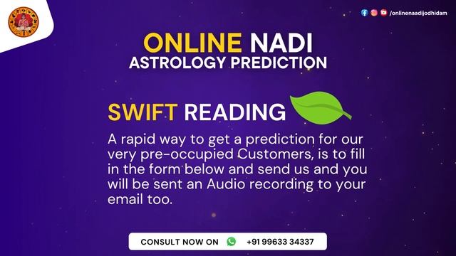 Online Nadi Astrology In Erumapalayam, Salem | Nadi Jothidam In Erumapalayam, Salem | +919963334337