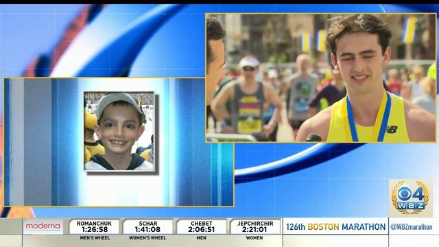 Henry Richard, Brother Of Martin Richard, Completes First Boston Marathon смотреть онлайн