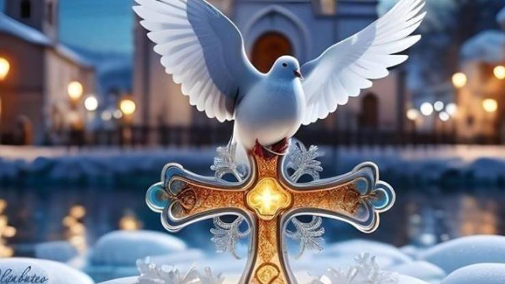 С Крещением Господним - Очень красивое поздравление - Православный праздник Крещение Господне смотреть онлайн