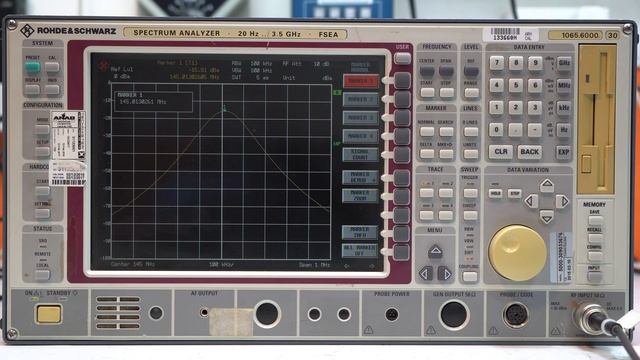 การใช้งานเบื้องต้น SPECTRUM ANALYZER ROHDE & SCHWARZ FSEA 30 смотреть онлайн