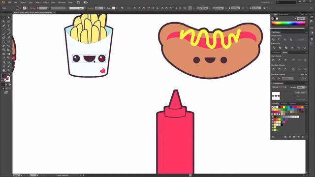 How to Create a Soda Shop Vector icons set in Adobe Illustrator смотреть онлайн