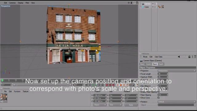 C4D Camera Mapping Tutorial смотреть онлайн