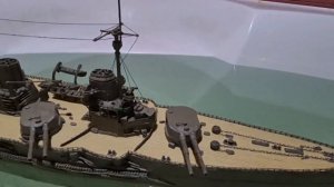 Немецкий крейсер S.M.S Moltke / Корабль из пластилина