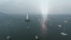Яхты, парусники и катера в формате 4K с прекрасным видом на океан и музыкой в стиле эмбиент