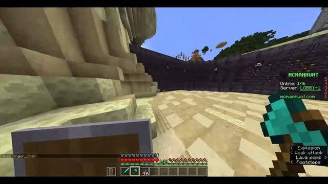 Minecraft Pvp McManhunt Server with Clown Pierce Skin Part 2! смотреть онлайн