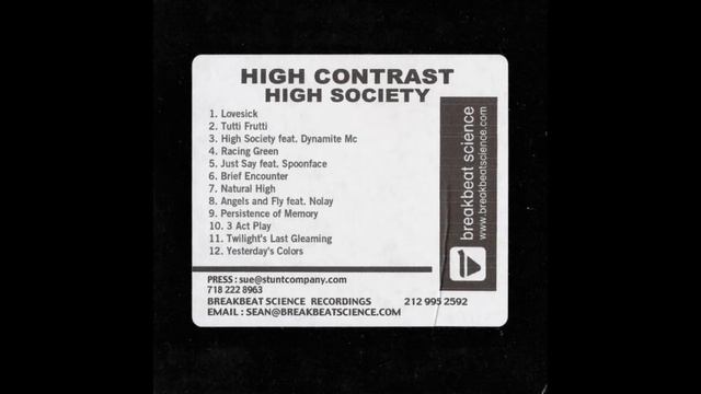 High Contrast - 3 Act Play смотреть онлайн