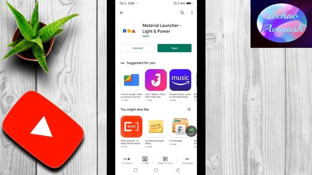 Material Launcher App For Any Andriod Phone смотреть онлайн