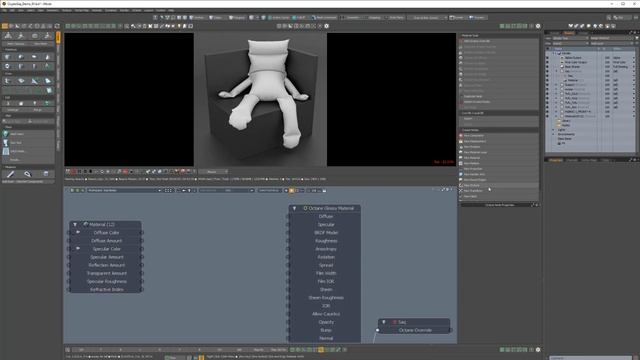Modo _ Octane Render_ Connections from Modo Channels смотреть онлайн