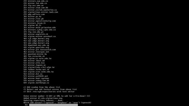 Installing Alpine Linux смотреть онлайн