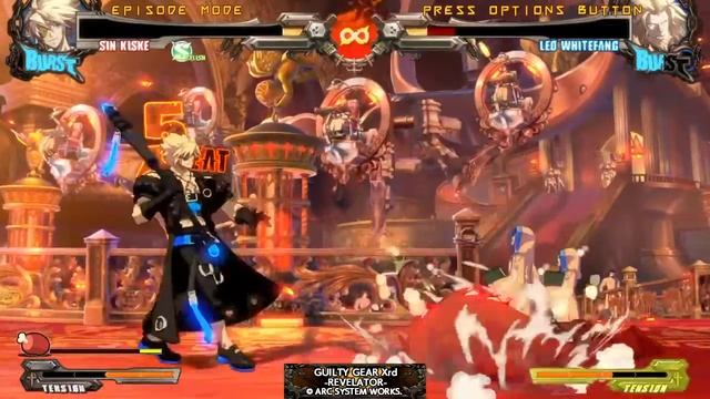 Guilty Gear Xrd Rev 2 Sin vs Leo (PS4) смотреть онлайн