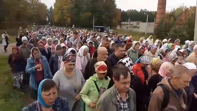 Начало Мироносицкого крестного хода 8 сентября 2019 смотреть онлайн