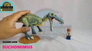 LEGO SUCHOMIMUS JURASSIC WORLD CUSTOM UPGRADE I  食蚁兽 I Зухомим I ซูโคไมมัส I SUCHOMIMO I 수코미무스