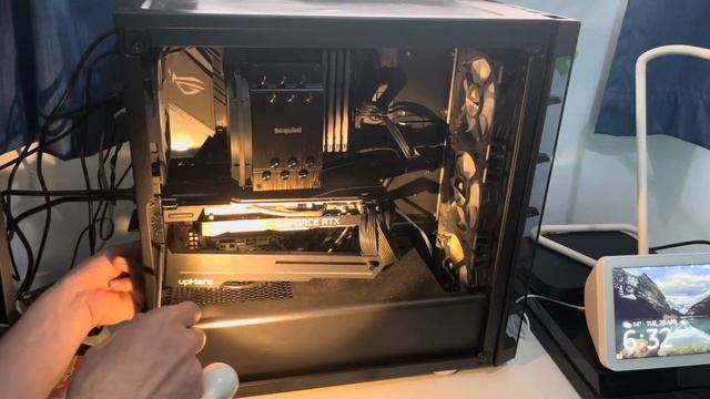 How to install GPU Brace Support Video Card ARGB LED Sag Holder! смотреть онлайн