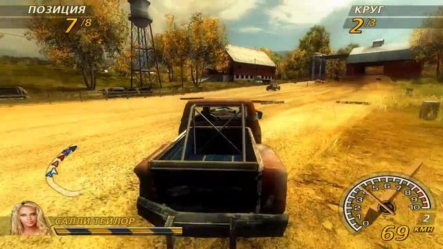 FlatOut 2. Derby Initiation Cup. Track 2 смотреть онлайн