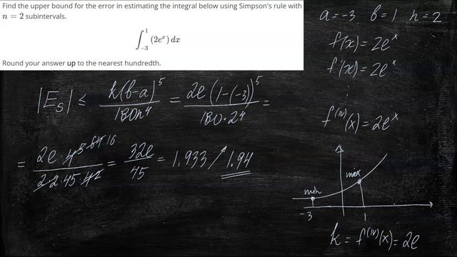 Error Bound in Simpson's Approximation смотреть онлайн