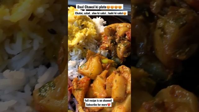Daal Chawal ki Plate | Thaali Style😍😍 #shorts #youtubeshorts #villagefood #sharooqeats смотреть онлайн