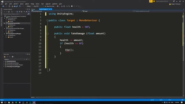 Стрельба с помощью Raycasts - Unity туториал смотреть онлайн