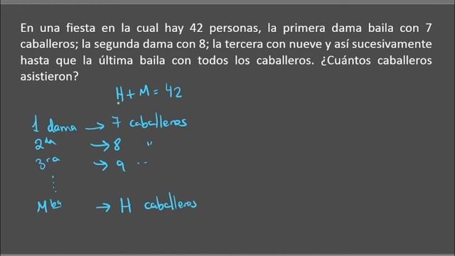 Ejercicio de Razonamiento Matemático - Asistentes a una fiesta смотреть онлайн