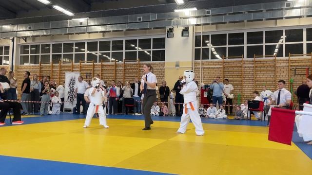 Первенство республики Коми по карате Киокусинкай 11.01.2025. Кумите, Илатовская Василиса второй бой