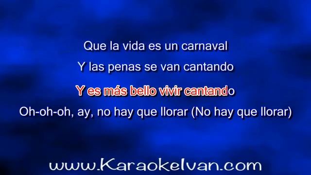 Celia Cruz - La vida es un carnaval KARAOKE смотреть онлайн