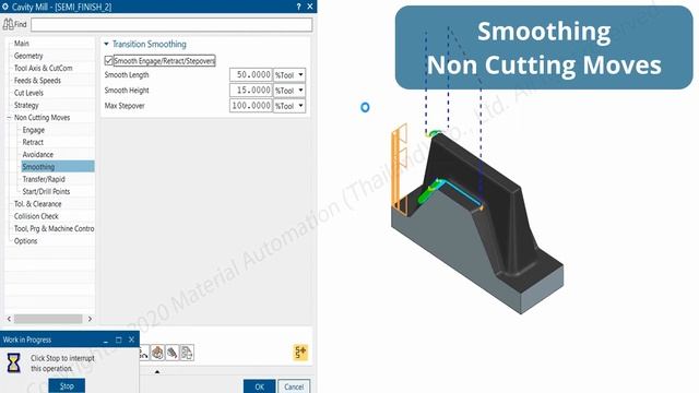 Features of Siemens NX cam 3-Axis by Material Automation (Thailand) Co., Ltd. смотреть онлайн