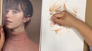 Рисуем портрет 3/4
