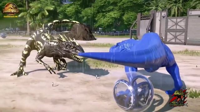 Brutal Attacks! Spiderman Dilophosaurus Vs Batman Raptor Dinosaurs - Jurassic World Evolution 2 смотреть онлайн