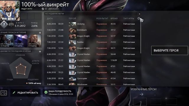 Новый рейтинговый сезон Dota 2 смотреть онлайн