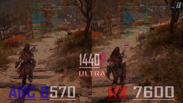 ARC B570 vs RX 7600 // PC GAMES BENCHMARK TEST ||