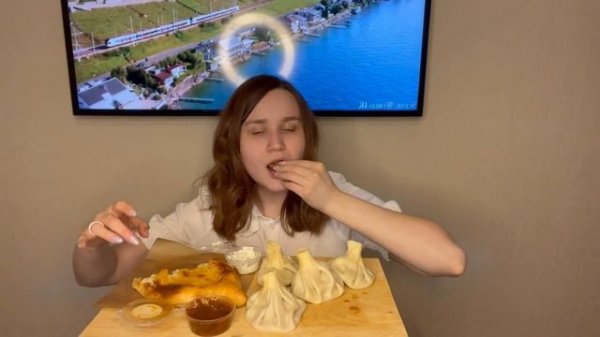 МУКБАНГ | ХИНКАЛИ | ХАЧАПУРИ | MUKBANG