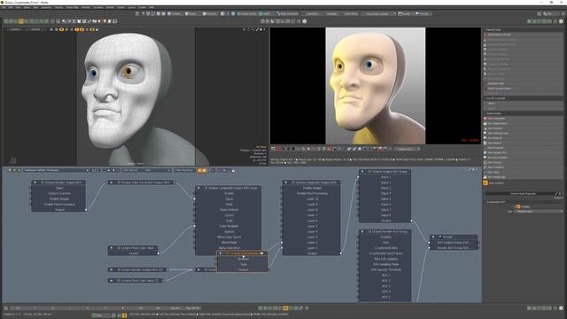 Modo _ Octane Render_ Cryptomatte Mask Output AOV смотреть онлайн
