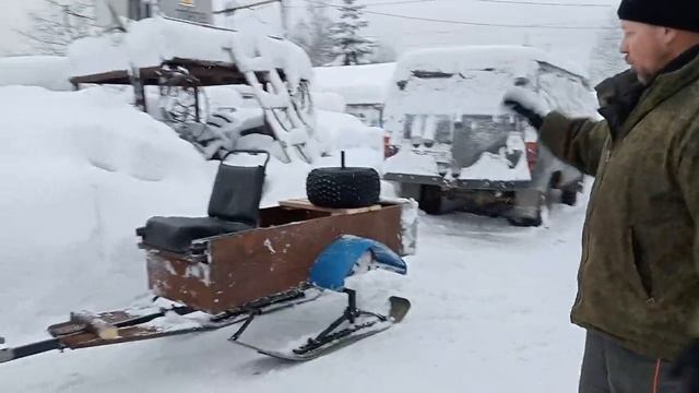Самоделки для тайги. Обзор мотобуксировщиков. Часть 2. Тяжёлый. смотреть онлайн