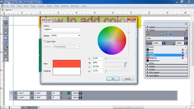 quark express how to add colors tutorial in telugu || quark express tutorial in telugu 2018 смотреть онлайн