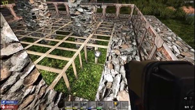 7 Days To Die Alpha 15 CONSTRUCCION DE OTRA BASE ANTI HORDA CAP 30 смотреть онлайн