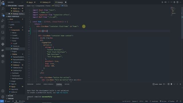 React webportfolio Темная тема #23 смотреть онлайн